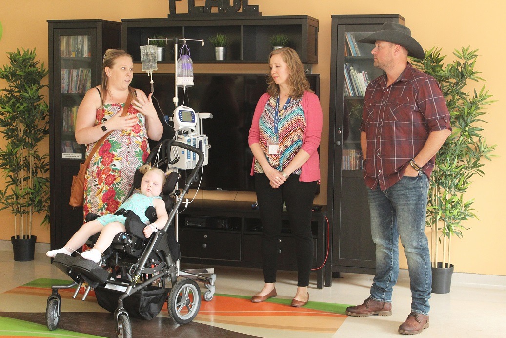 Gord Bamford with patient 