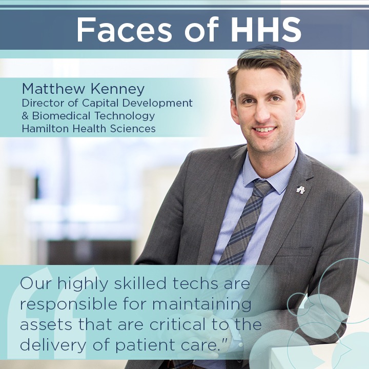 biomedical technology, capital development, director, hamilton health sciences, Matthew Kenney
